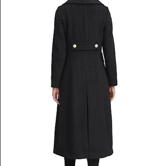 SOLD Karl Lagerfeld Wool Blend Military Coat - Picture 2 of 7